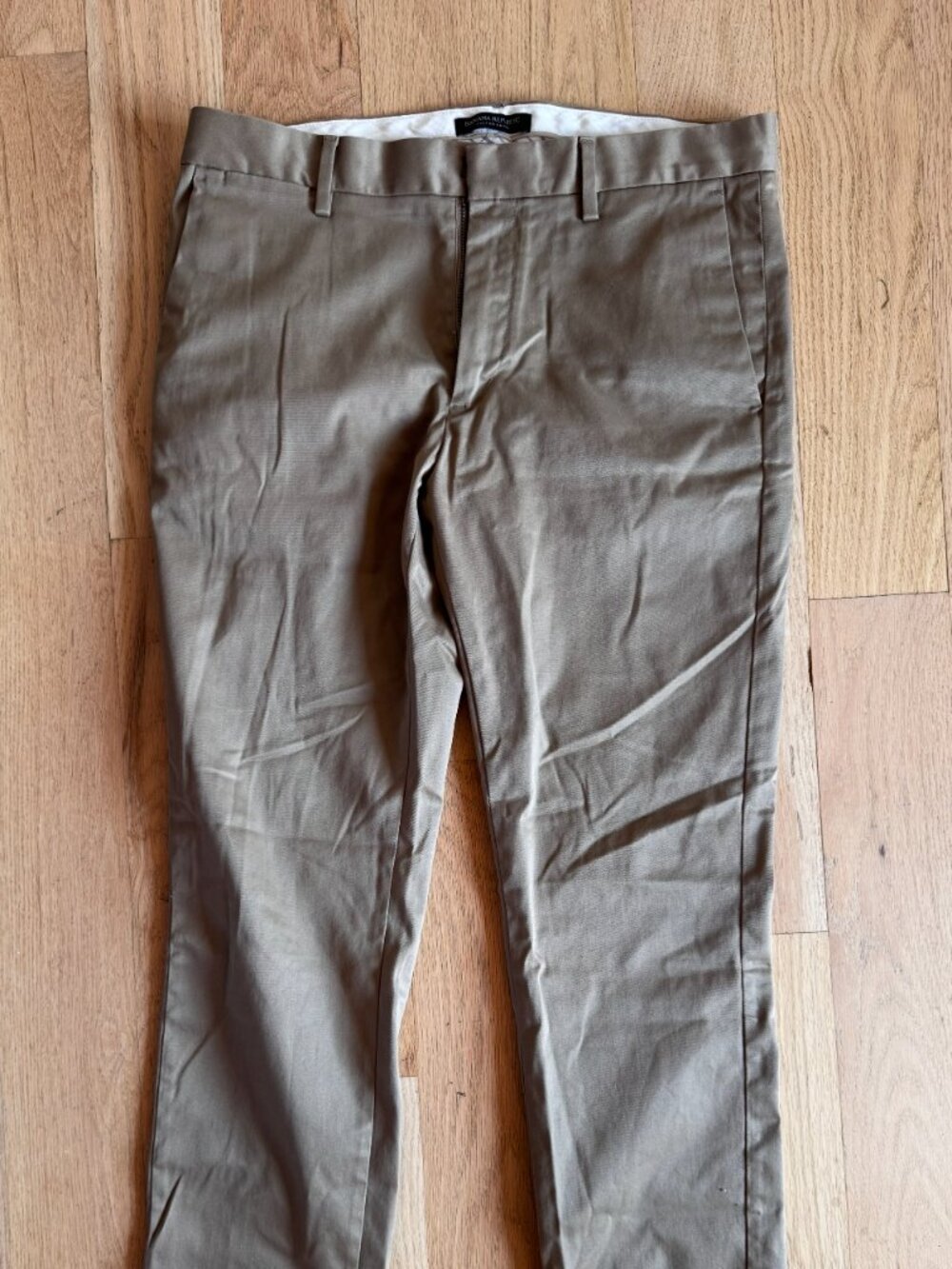 Banana Republic Stretch Cotton Chino Pants Taupe Khaki Size 6